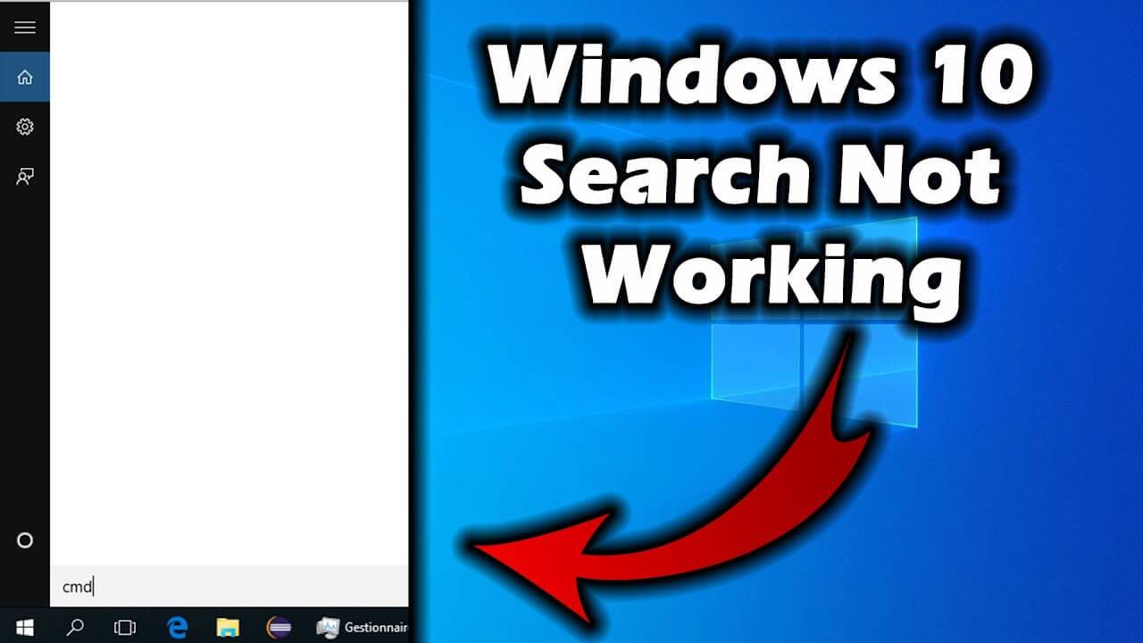 Windows 10 Start Menu Search Not Working