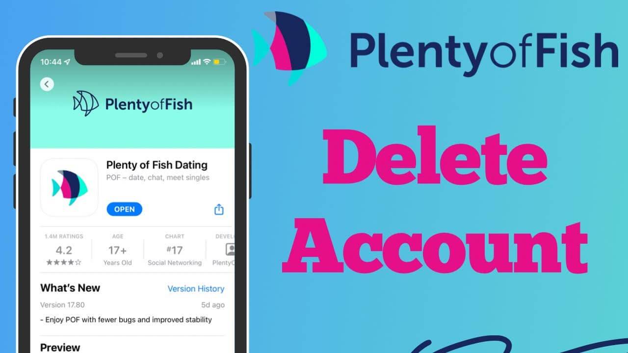how to delete plenty of fish account