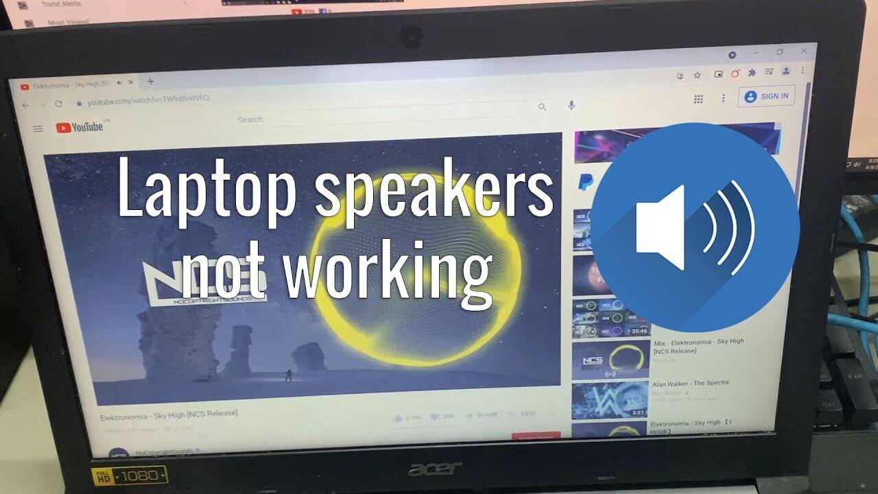 Laptop Speaker Not Working