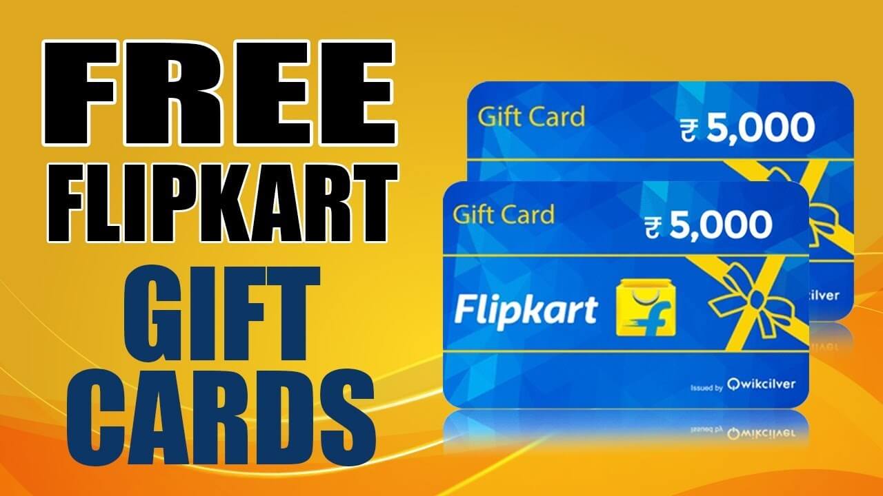 free flipkart gift card