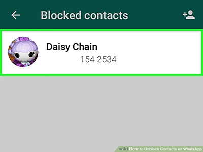 unblock contact option pic 7